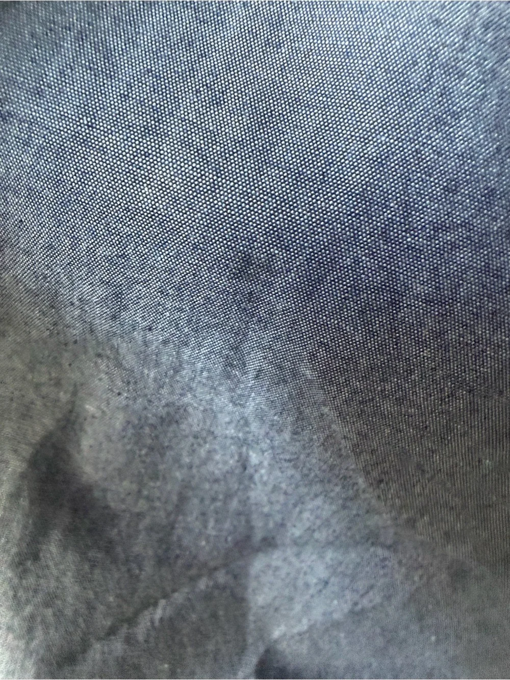 Banana Republic Blue Grey Button-Down Dress Shirt Tall 100% Cotton Standard Fit